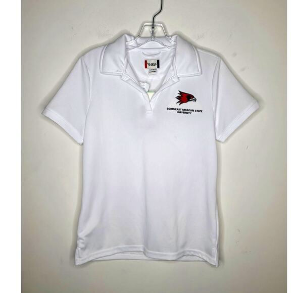 NWT Clique Southeast Missouri State University SEMO white polo shirt - small - Picture 2 of 8